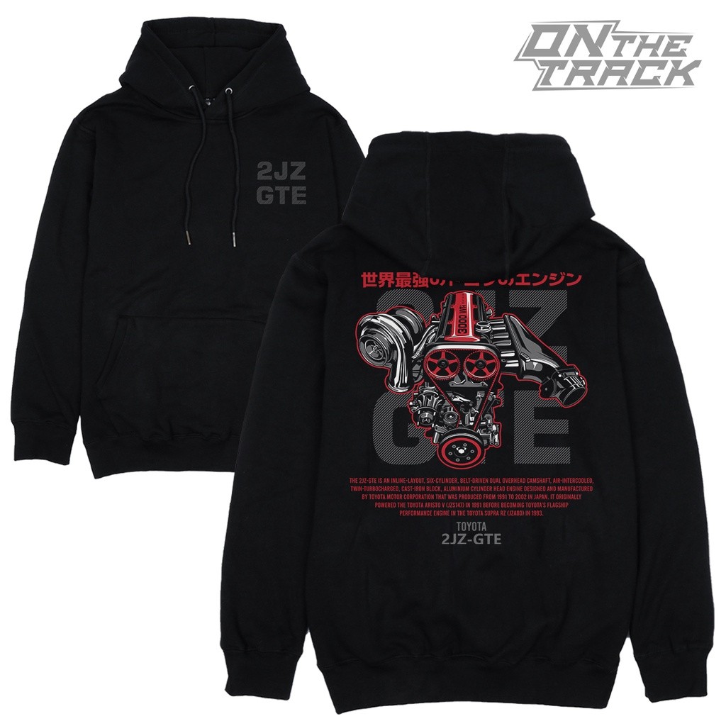 Áo Hoodie có dây kéo máy Toyota Supra Mk4 2jz-gte