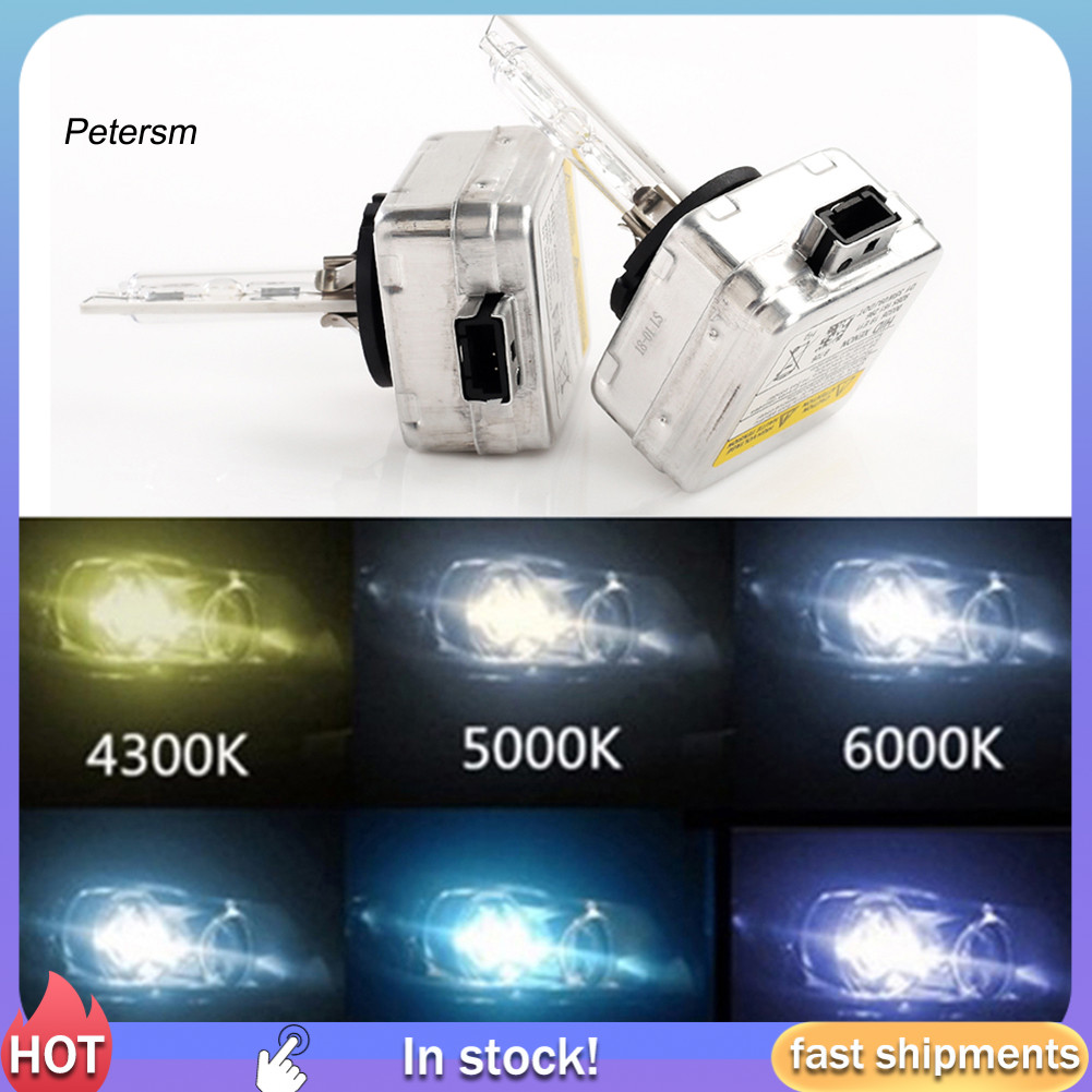 PP 1 Cặp 4300K 5000K 6000K 8000K 12000K D1S D1C HID Xenon Bóng Đèn Ô Tô Tự Động Đèn