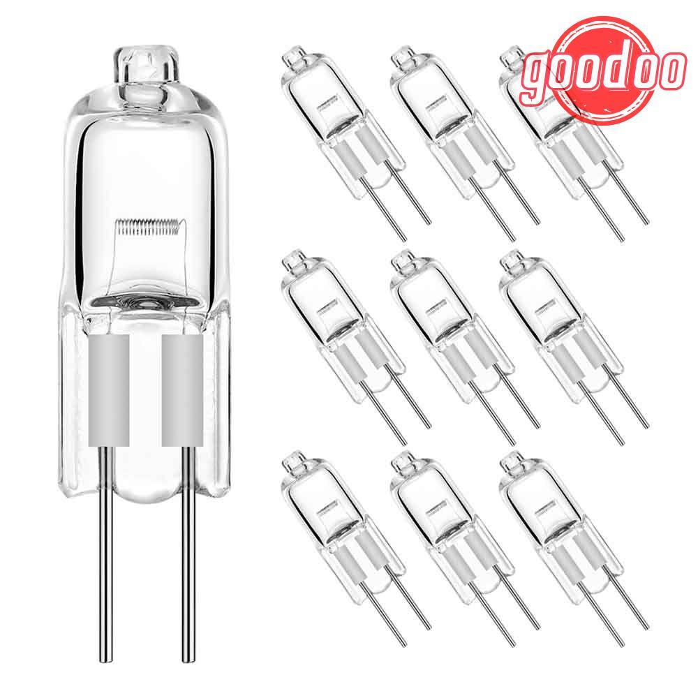 GOODOO 10 Chiếc Viên Đèn 20W 50W Bóng Đèn Bi-Pin 12V G4 Bóng Đèn