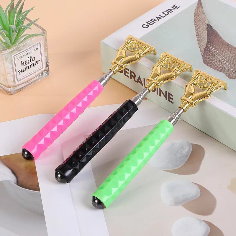 Massage Itch Hợp Kim Nhiều Màu Có Thể Thu Vào Đừng Yêu Cầu Cho Người Cao Tuổi Happy Scratch Dụng Cụ 
