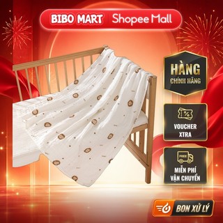 Khăn Xô Tắm Rabi Cotton 6 Lớp L3 Họa Tiết Dễ Thương 110x110cm - Bibo Mart