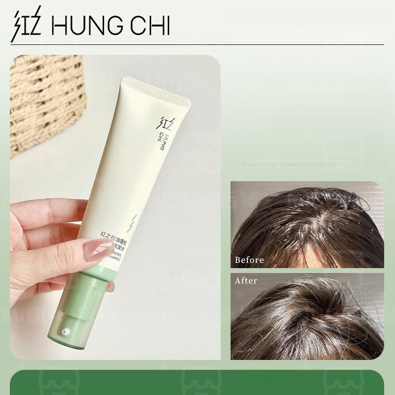 HUNGCHI Dầu gội không cần rửa, kiểm soát dầu nhờn, tạo độ phồng, khô nhanh và làm sạch tóc, thiết kế