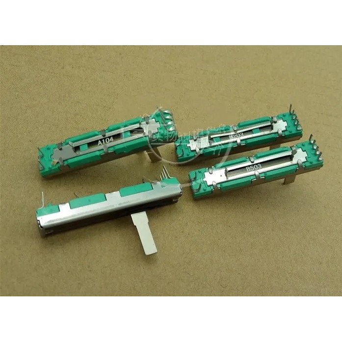 4 Máy Pha Điện Áp 45MM B10K B20K B50K B100K Máy Pha Trộn Áp B10K 45MM B10KX2 B20K * 2 B50K * 2