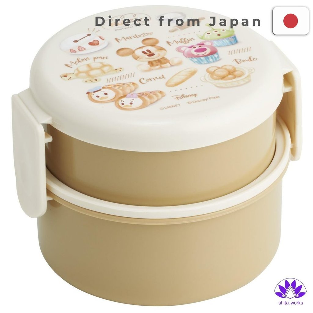 ・Direct from Japan・ Hộp cơm trưa cho trẻ em hình vận động viên trượt băng, bánh mì Nui của Disney