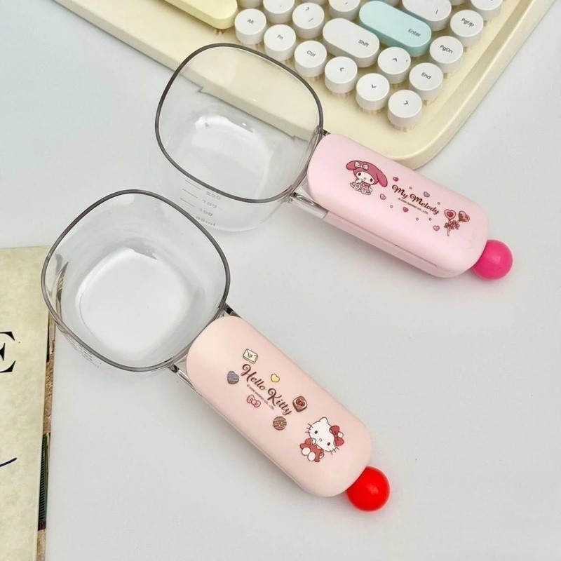 ClipOnRiceScoopSanrioHelloKittyCinnamorollMeasuringSpoonWithMesurementMarksKawaiNhà bếpCông cụCartoo