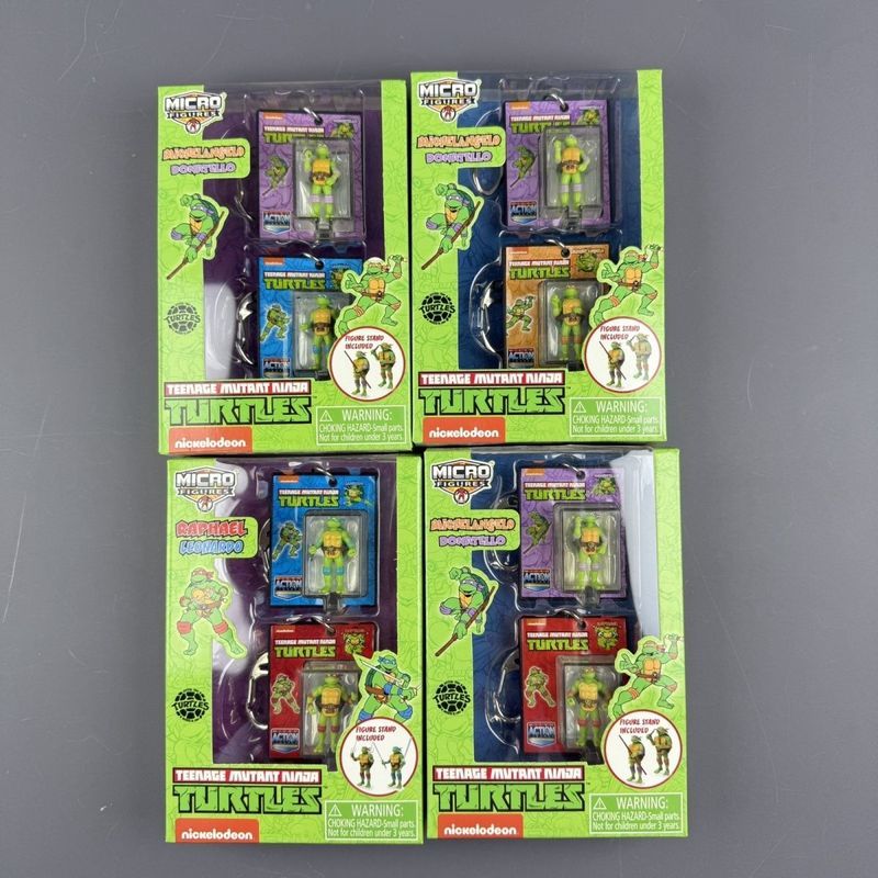 Ninja Rùa Siêu Mini Mô Hình Hình Thế Giới Thu Nhỏ Nhỏ Nhất Thế Giới Mini Ninja Rùa