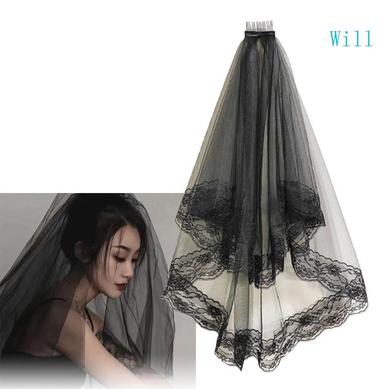 Will Floral Veil Bridal Veil Bride To Be Bridal Tắm Cưới Sheer Veil