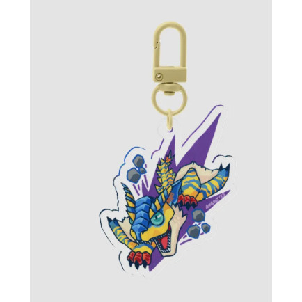 Tiger Wyvern Acrylic Keychains Mua Decor Shop