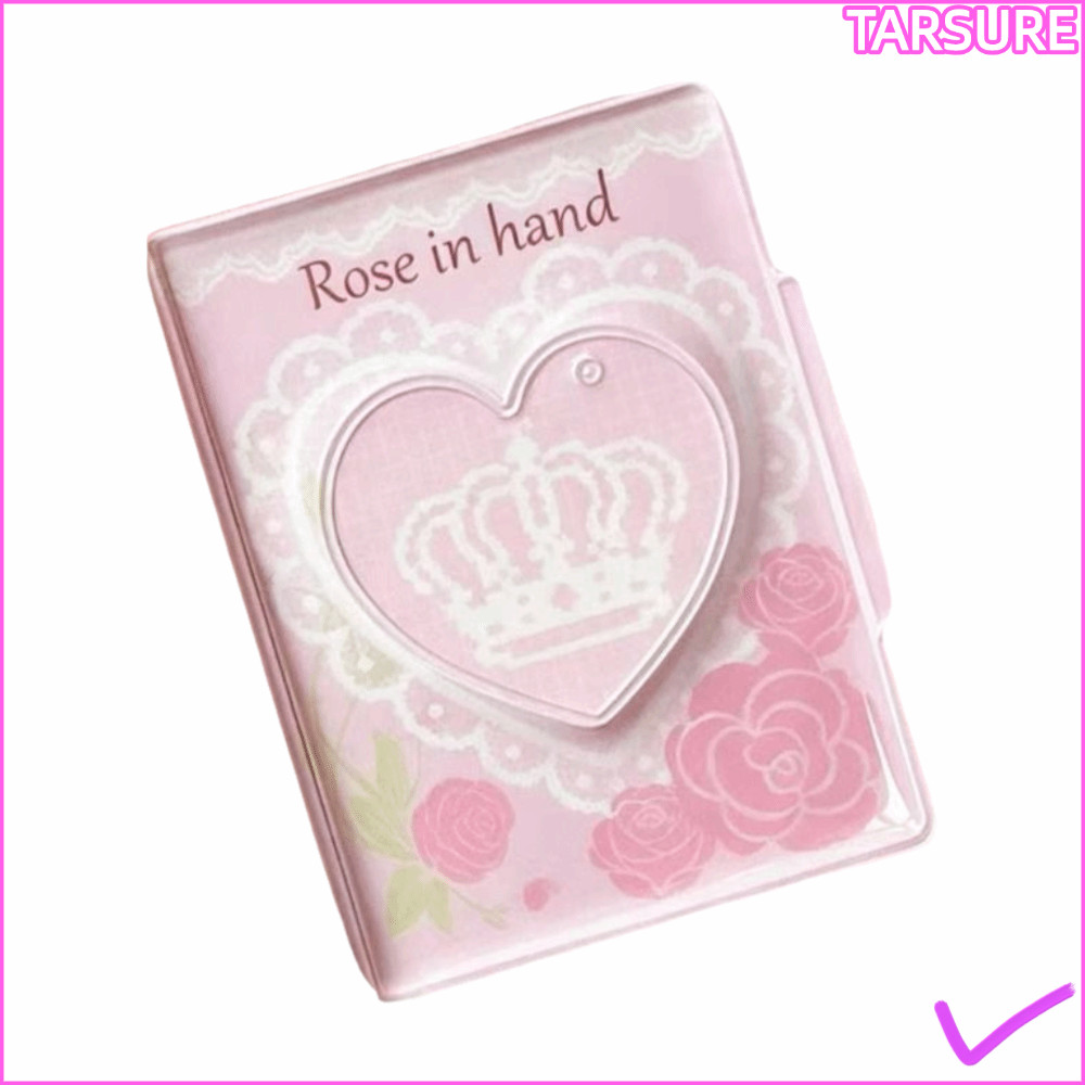TARSUR Photocard Binder, Sách đựng thẻ PVC 3 inch, Trang bỏ túi Ring Binder Album ảnh Tổ chức ảnh
