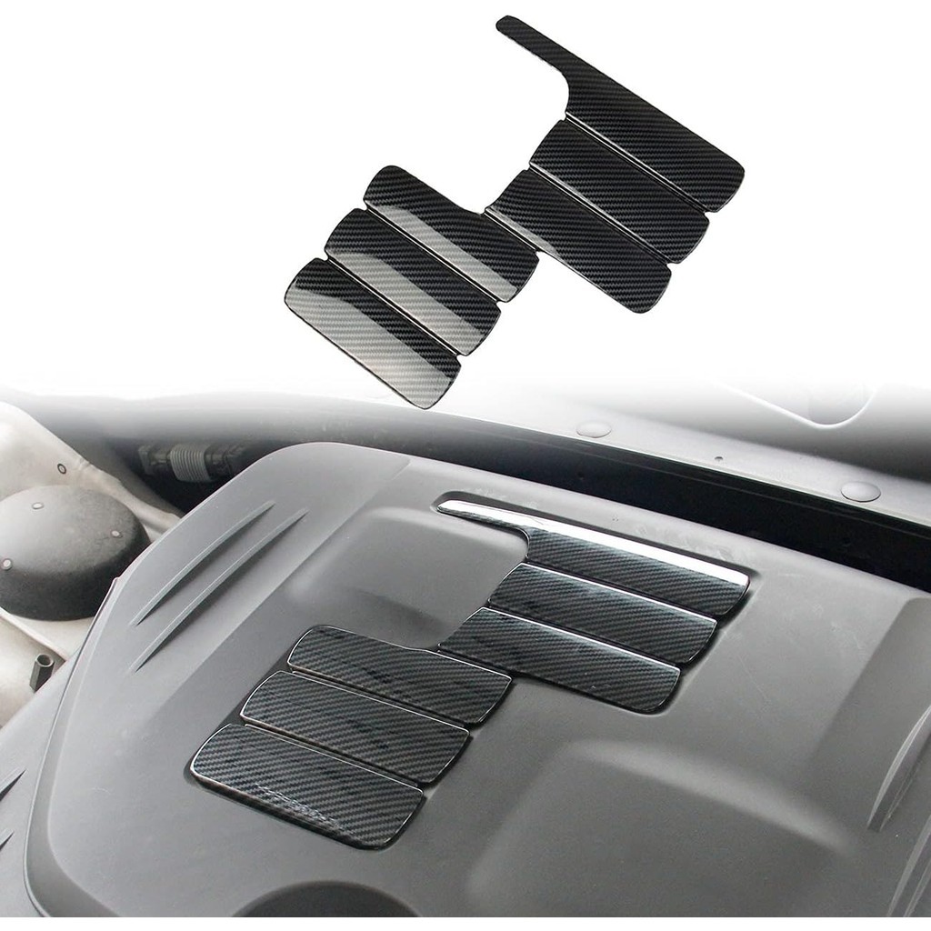 Crosselec Động Cơ Tấm Che Tấm Viền Cho Dodge Charger Challenger Chrysler 300 / 300C 2011-2021 (Sợi C