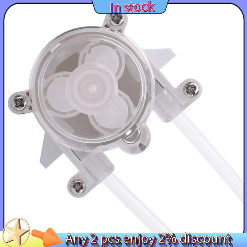 Còn hàng-DC 6V 9V 12V Micro Peristaltic Pump Mini 500 Geared Motor Định lượng nước lỏng Bóp đảo ngượ