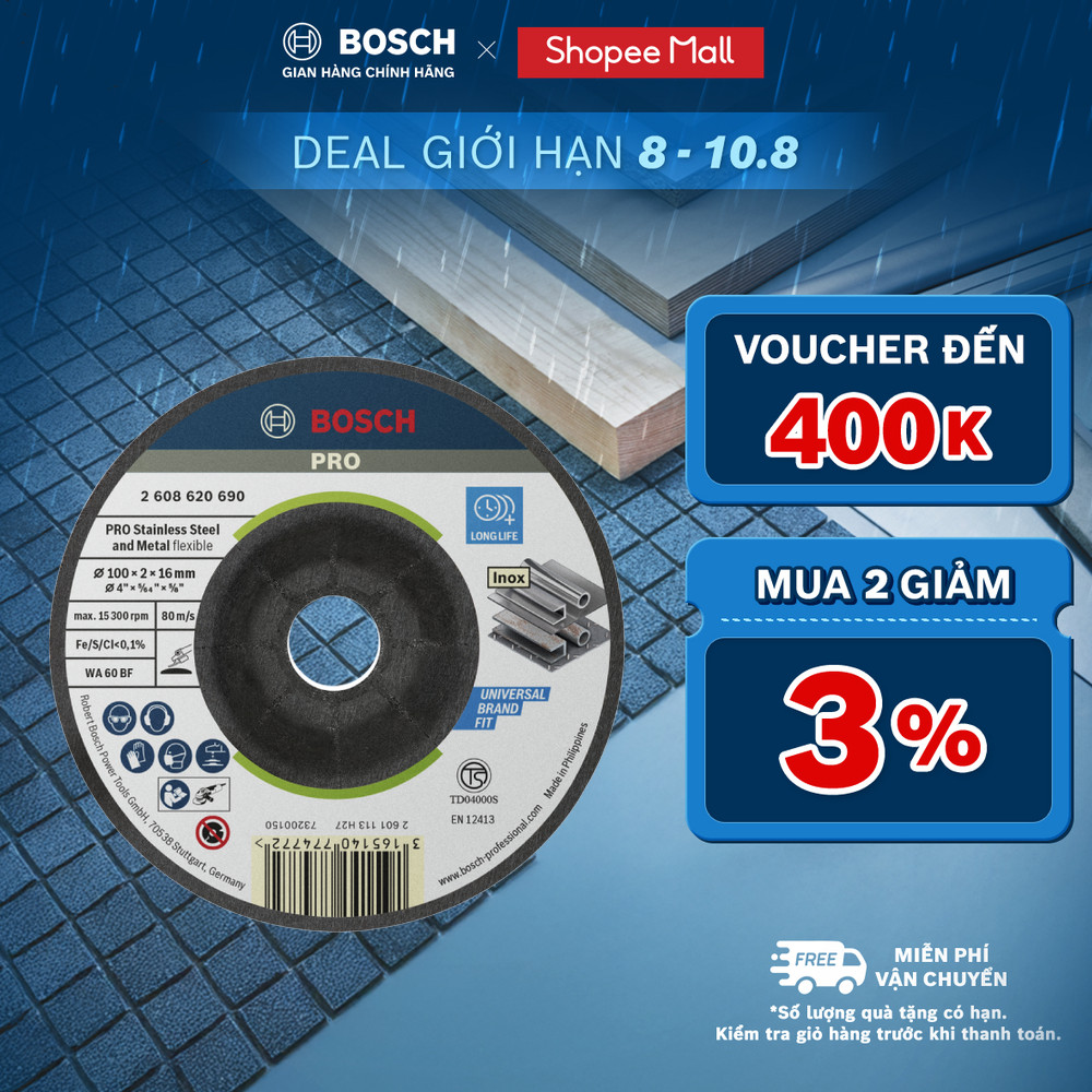 Đá mài Bosch chất lượng chuẩn Đức