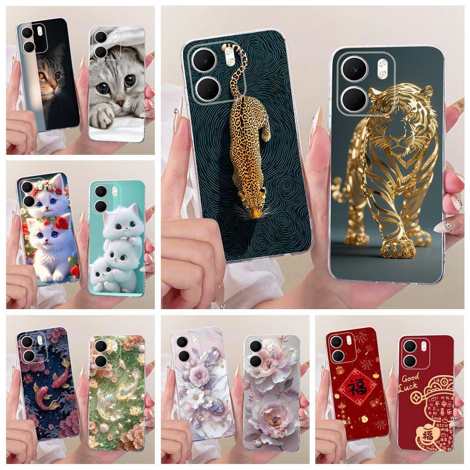 Dành Cho Oppo A5x 4G Ốp Lưng CPH2725 Cool Leopard Tiger Painted Cover Soft Slim Phone Case Cho Oppo 