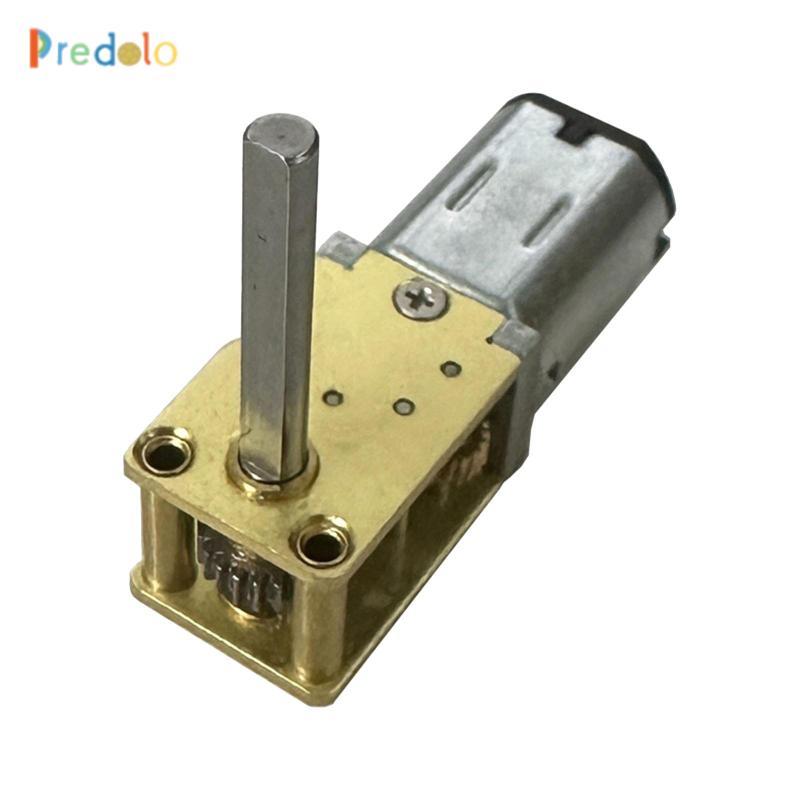 Predolo Mini Micro Kim Loại Gear Motor DC 3V 6V 12V Im Lặng Nhỏ Gọn Chuyên Nghiệp 1218 N20