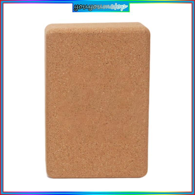 YOUYO Cork Yoga Block Phụ kiện tập luyện Yoga dành cho nữ Pilates Yoga Kéo dài Bolster Cork Block Tr