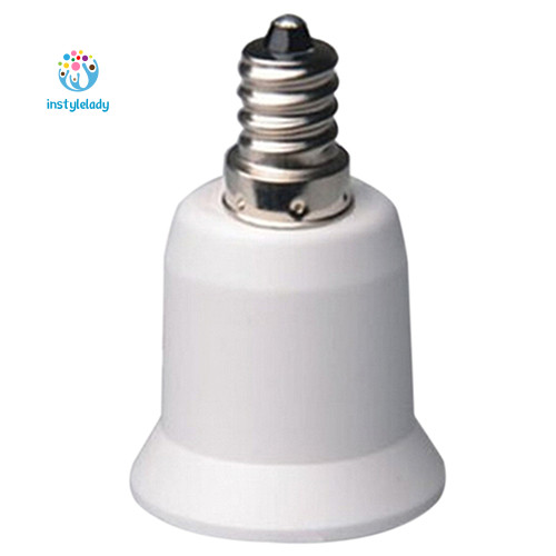 Instylelady Chịu Nhiệt Không Cháy Nguy Hiểm E12 Sang E26 / E27 Adapter Bóng Đèn Ổ Cắm Chuyển Đổi