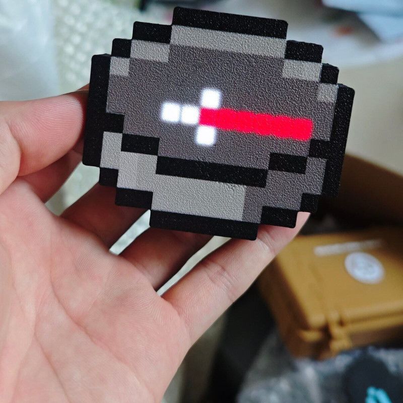 MC La bàn có thể sạc lại La bàn ngoài trời có độ chính xác cao Minecraft La bàn Tay cầm nhẹ Móc khóa