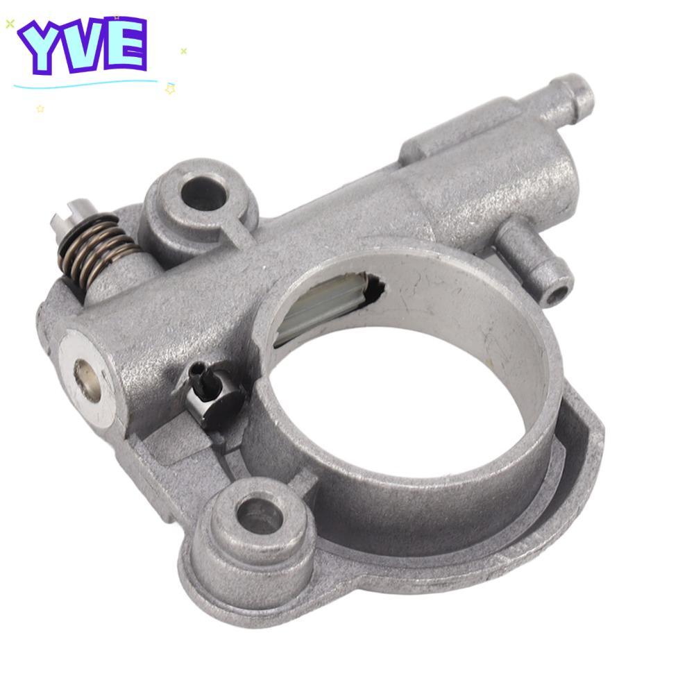 YVE Auto Oiler Hội, Máy bơm dầu cưa xích nhỏ gọn bằng sắt, Bộ phận thay thế cưa xích bạc cho CS550P 
