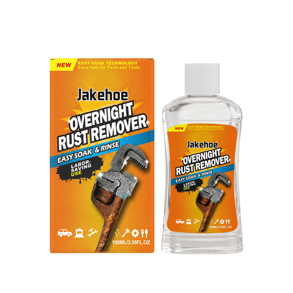 [Bán chạy] JAKEHOE Rust Remover Clean Dissolved Surface Rust Stains Dirt Clean Luster Home Refurbish