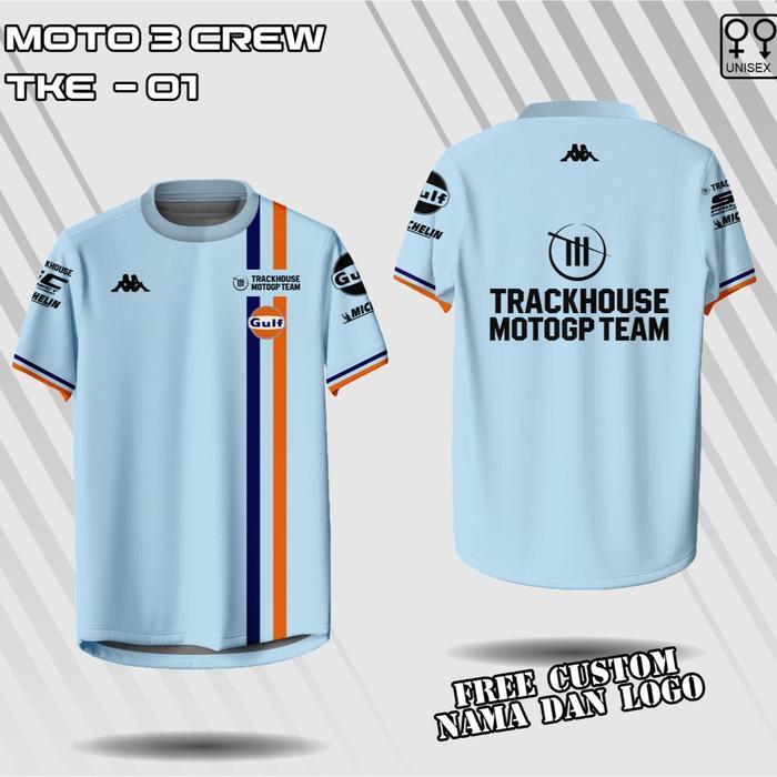 Luc🍎 ่ kuler nam nữ 3 chân - áo đấu motogp trackhouse mới nhất 2026 motogp gulf Áo thun motogp track