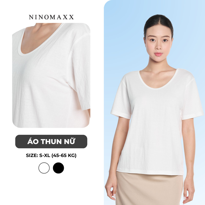 Áo Thun Thời Trang Nữ Tay Ngắn Ninomaxx 2510017