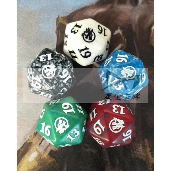 [Thẻ Stardust] Thẻ Wanzhi Dark Night Hunting MID Theme Mark 20-Side Rule Dice Life Counter