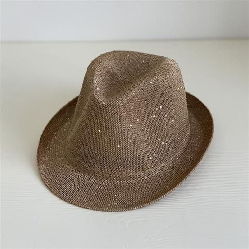 Michael Jackson Sequined Hat Anh Jazz Top Hat Phiên bản Hàn Quốc Du lịch Thời trang Thoáng khí Mũ ch