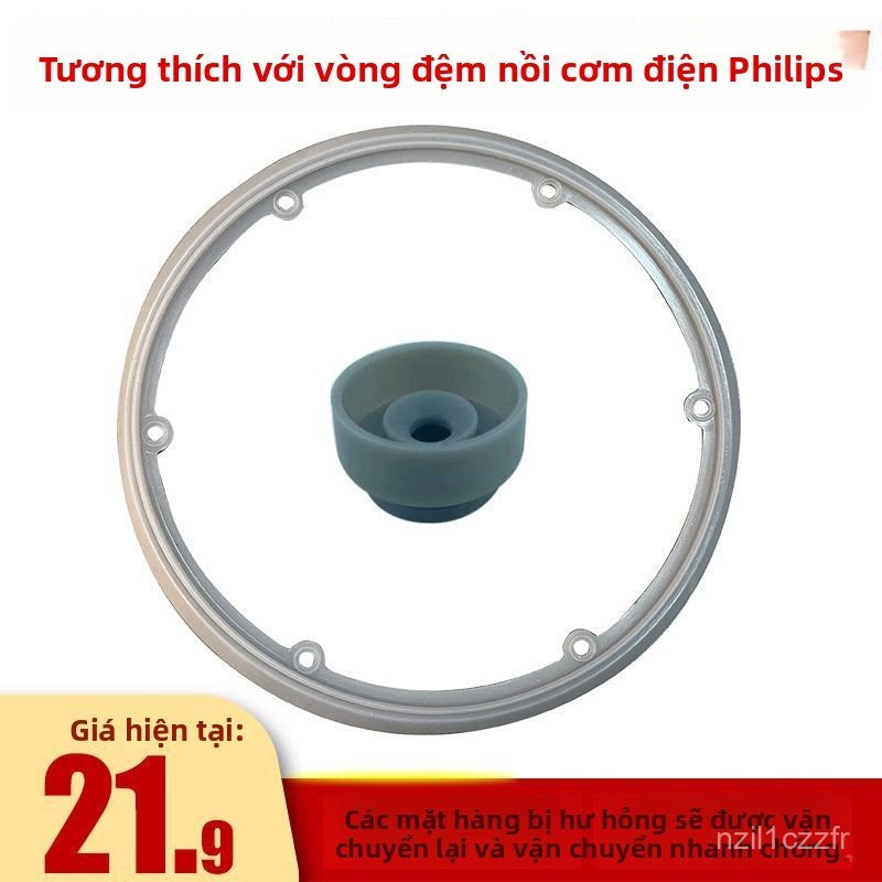 Gioăng cao su nắp trong nồi cơm điện Philips HD3060/HD3160/HD3061 phụ kiện chính hãng