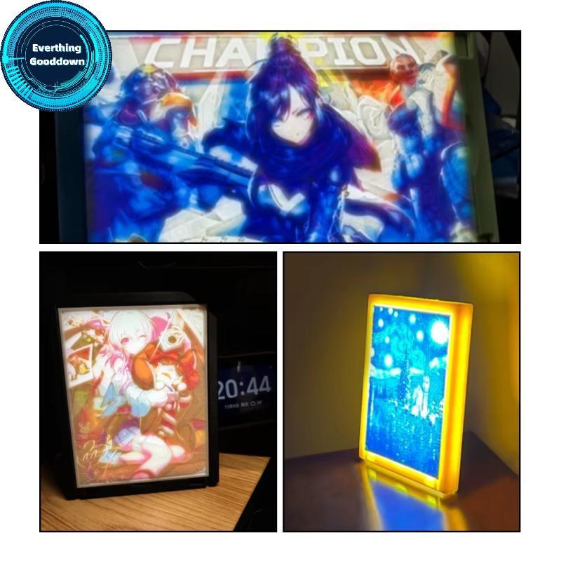 EVERTHING 1 Bộ PLA Basic Lithophane Bundle 3D In Lithophane Ảnh Cho Bambu Lab Lithophane Led Panel C