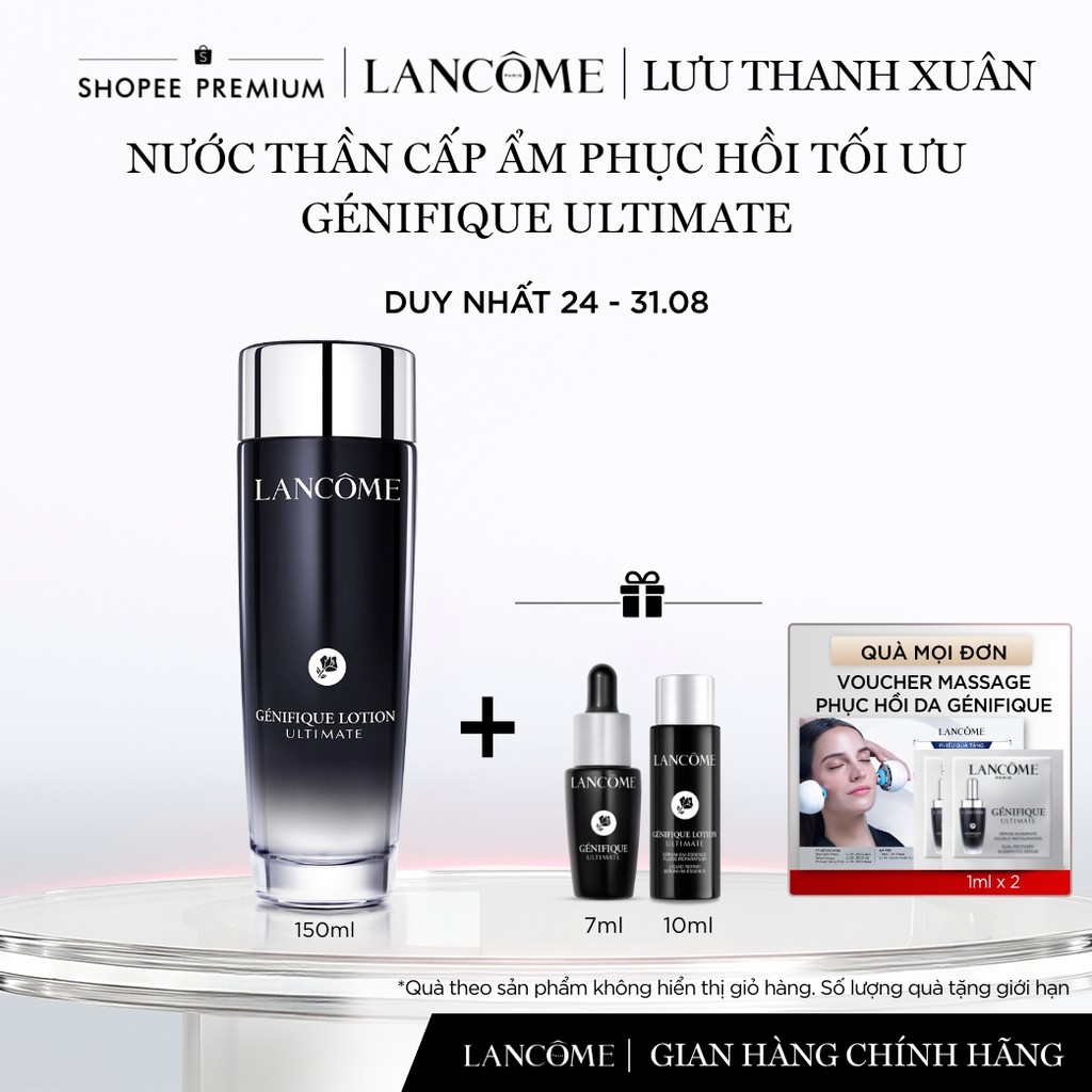 [Lancome x Lưu Thanh Xuân] Nước thần cấp ẩm phục hồi tối ưu Genifique Ultimate Lancome 150ml