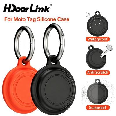 HdoorLink Cho Motorola Moto Tag Silicon Móc Khóa Chống Thấm Nước Chống Trầy Xước Vỏ Bảo Vệ Thông Minh Theo Dõi Giá Đỡ Phụ Kiện