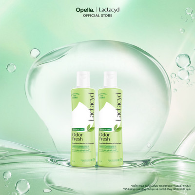Bộ 2 chai Dung Dịch Vệ Sinh Phụ nữ Lactacyd Odor Fresh Ngăn Mùi 24H 250ml/chai