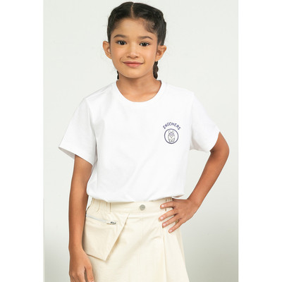 Áo Thun Tay Ngắn Bé Gái Skechers Urban Outdoor Short Sleeve Tee - SL425G288-0019