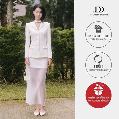 Áo Blazer Dáng Ôm Cổ Ve K 5B10.2508K – Áo Khoác Blazer Nữ Công Sở Thanh Lịch Trẻ Trung Thiết Kế Bởi JM Dress Design