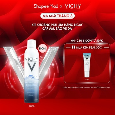 Nước khoáng dưỡng da Vichy Mineralizing Thermal Water 300ml