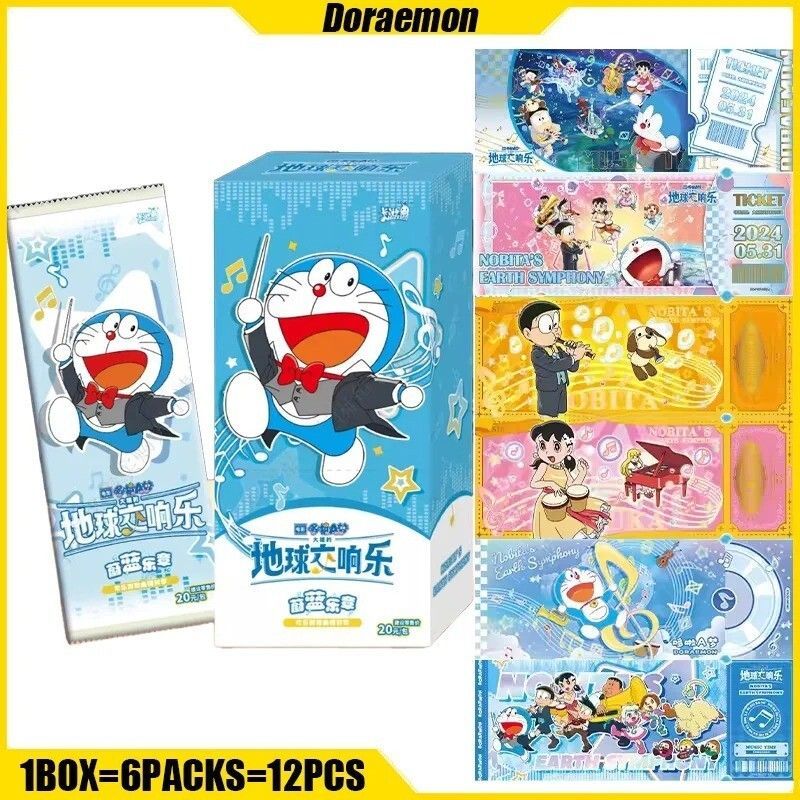 (FULL BOX) HỘP ẢNH THẺ NHÂN PHẨM DORAEMON Bộ Thẻ Sưu Tập Chú Mèo Máy Thông  Minh Gacha Ngẫu Nhiên Ca
