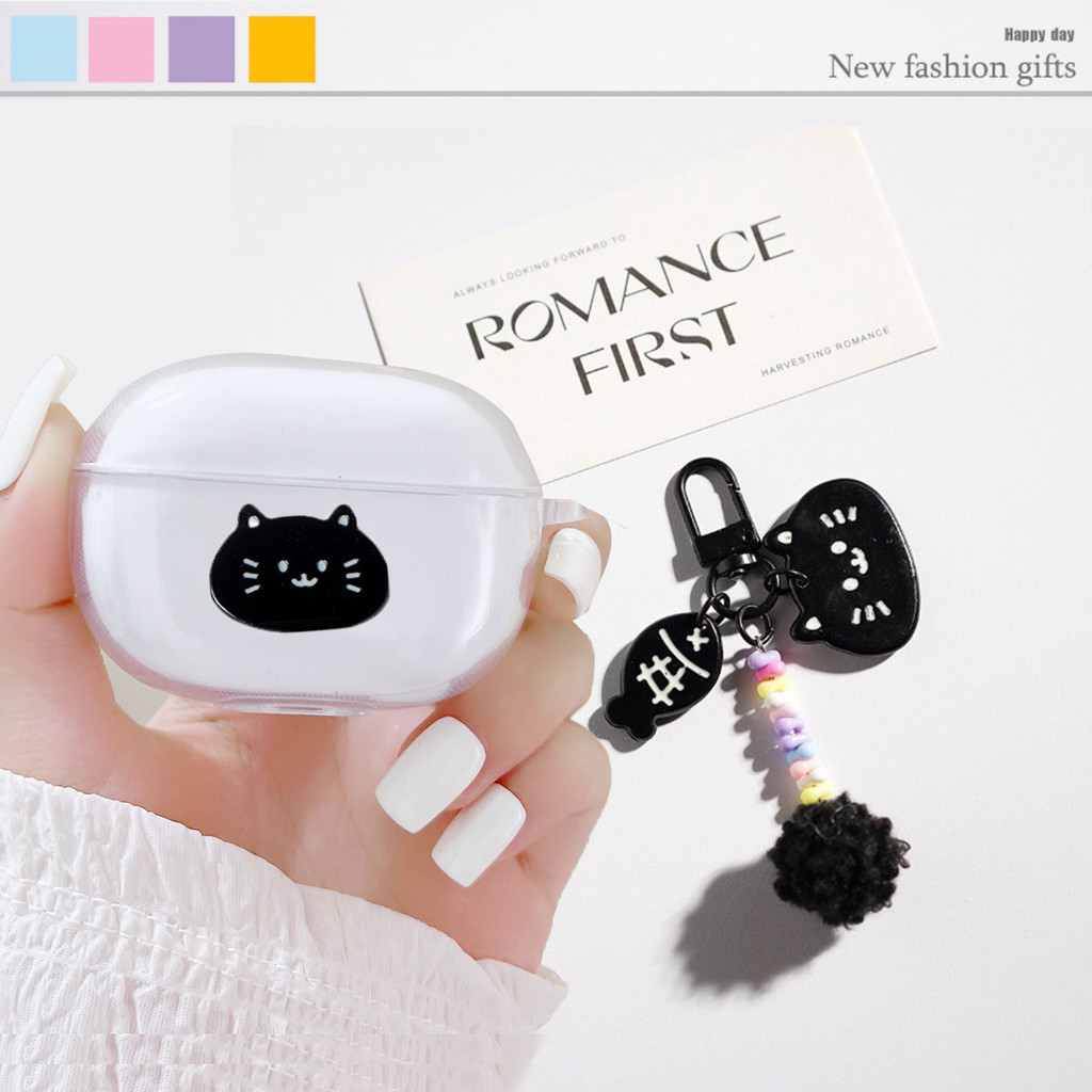 Phim Hoạt Hình Mèo / Cá Móc Khóa Dành Cho Airpods Pro 2 3 / airpod4 / airpod Pro3 Ốp Lưng Silicon Ta
