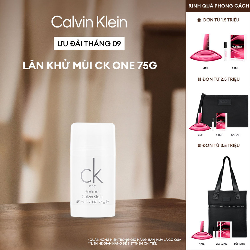 Lăn Khử Mùi Nam Nữ Calvin Klein CK One Deodorant 75g