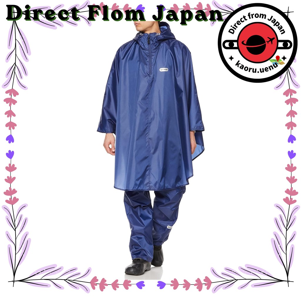 【Direct From Japan】OUTDOOR PRODUCTS Poncho Rain Poncho Unisex Adult