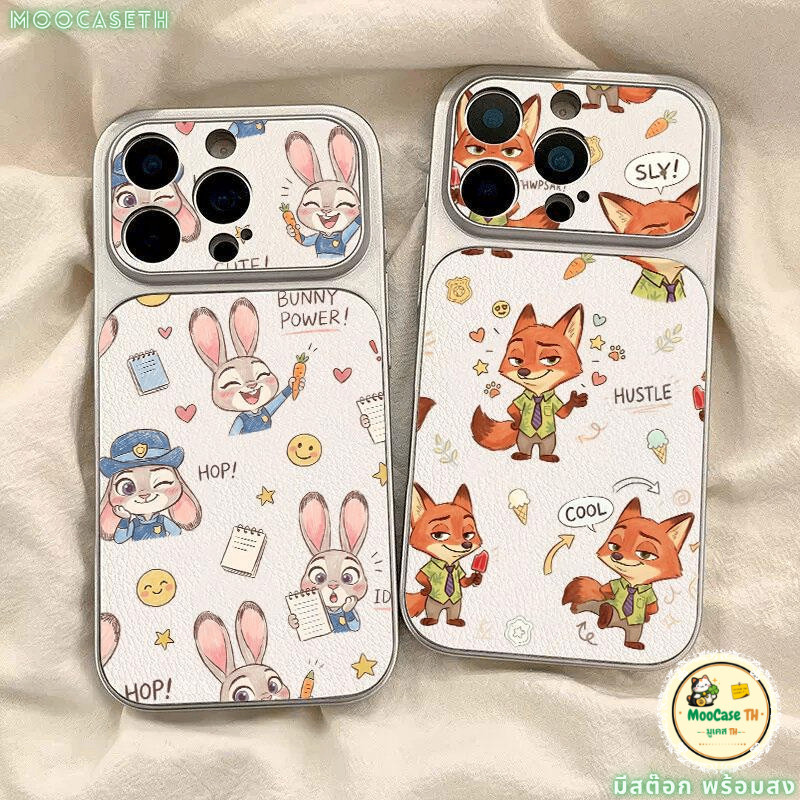 Mới Iphone 13 Ốp Lưng Đôi Cáo Thỏ Bạc Mềm Series Nhìn 17 Cho IPhone13 11 17 16Pro 15PLUS 12 14PROMAX