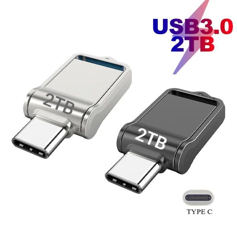 Ổ đĩa Flash USB 3.0 2TB Ổ đĩa USB 1TB Pendrive OTG Type C In