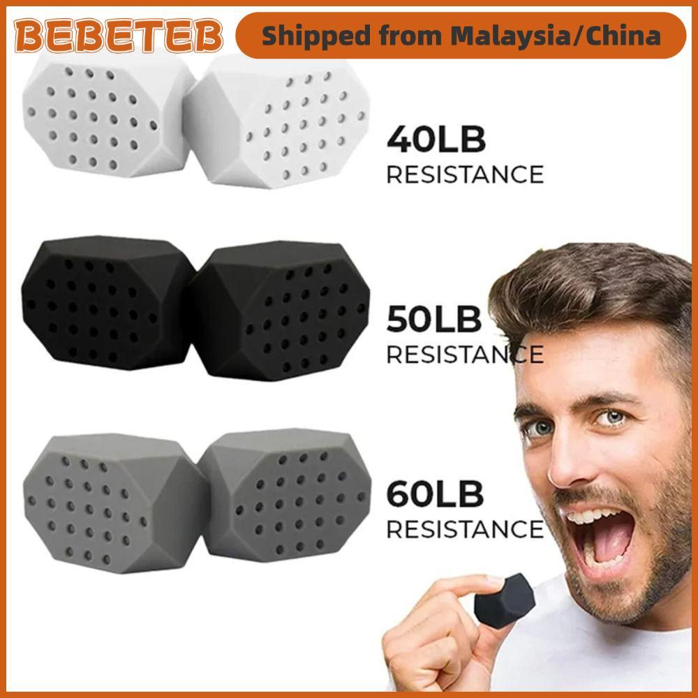 BEBETMY Redefine Jawline Trainer, 40 / 50 / 60Lbs Facial Chew Cắn Cơ Hàm Tập Thể Dục, Chống Căng Thẳ