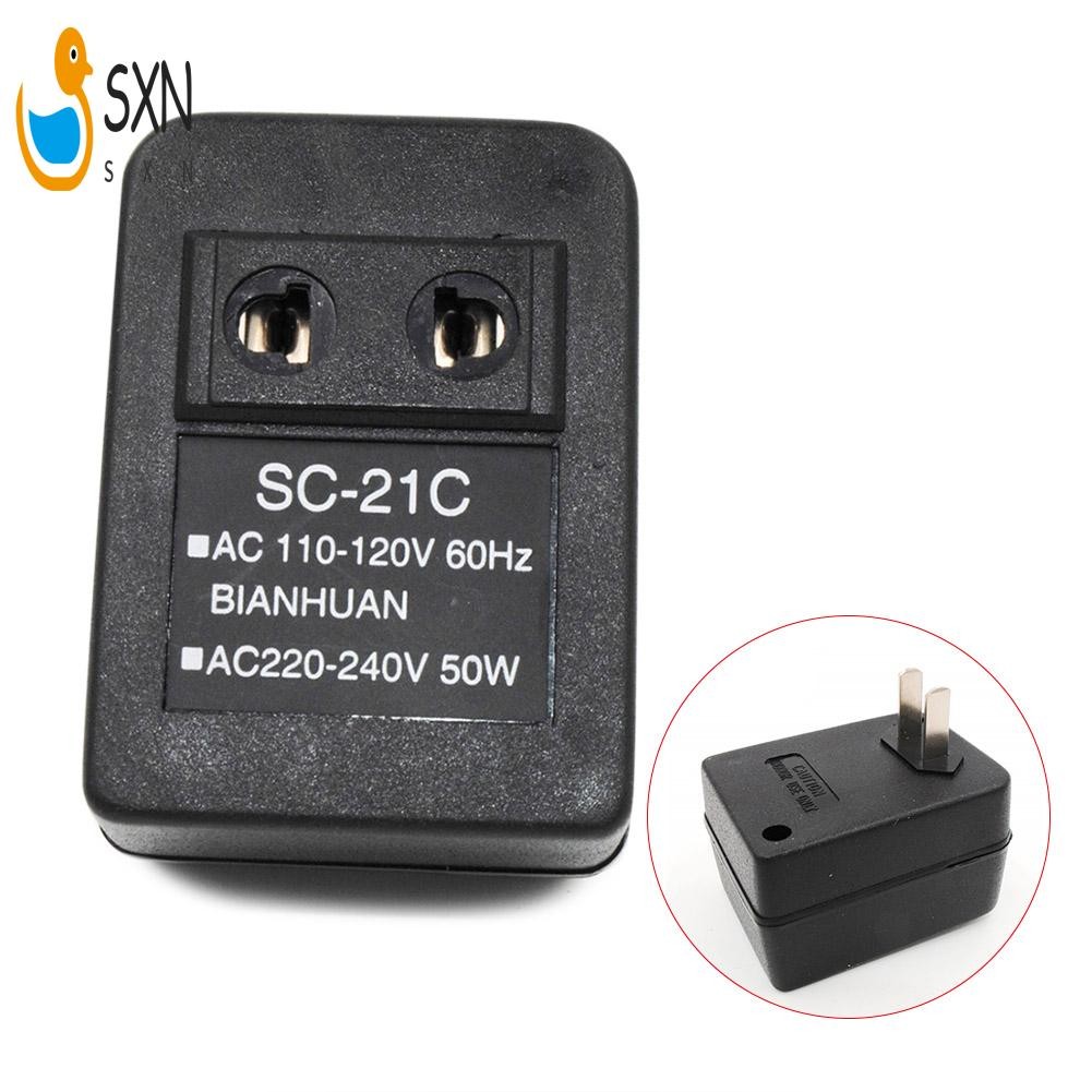 AC 220V sang 110V / 110V sang 220V AC Bộ chuyển đổi điện áp 20W Bộ điều chỉnh biến áp du lịch