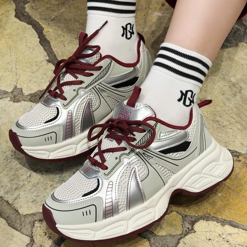 [CÓ HỘP] Giày Thể Thao Sneaker Nữ GUNO Đế Cao 5cm Êm Chân Form Đẹp Hot Trend  SP5 25GIAY167