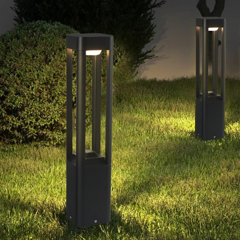 Đèn Trụ Sân Vườn Hợp Kim Nhôm LED 10W Phong Cách Hiện Đại, Chống Oxy Hóa Ngoài Trời