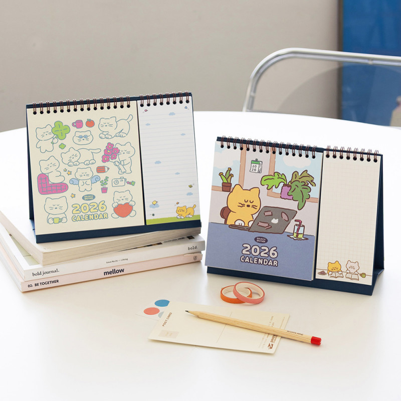 2026 KOREA CALENDAR — Romane Brunch Brother Desk
