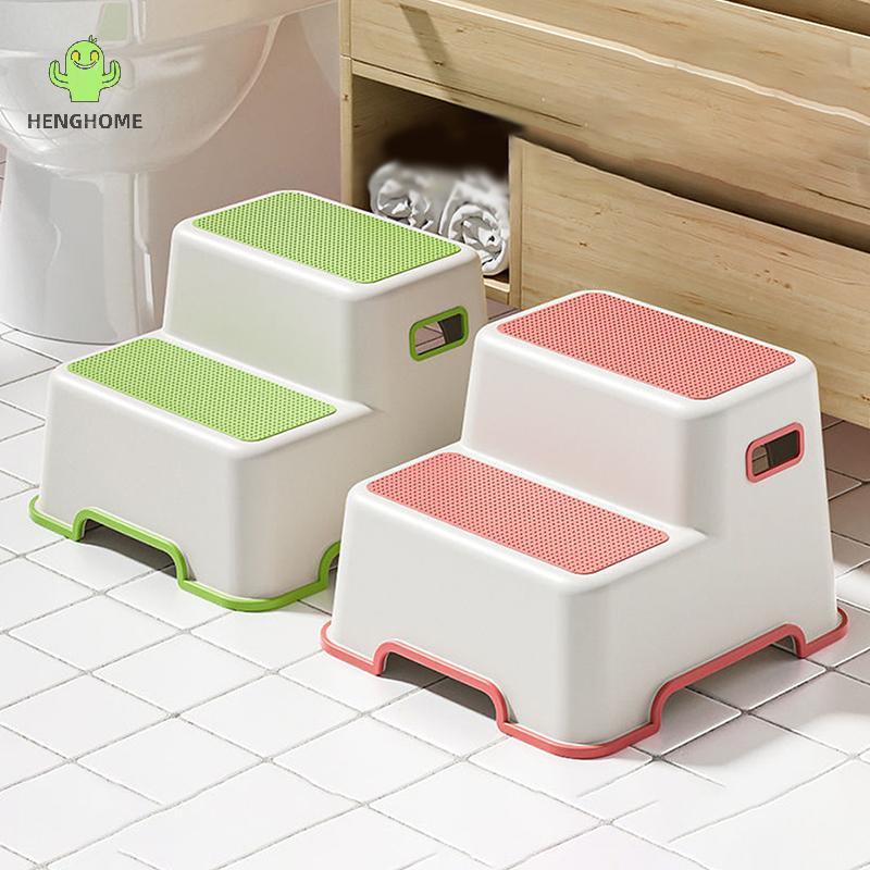 HENGHOME Children 's Washbasin Step Stool Baby Wash Hand Step Stool Brush Wash Face Step Toilet Foot