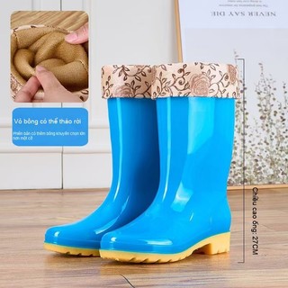 Giày mưa nam dày chống trượt, giày chống nước, giày an toàn, giày xô