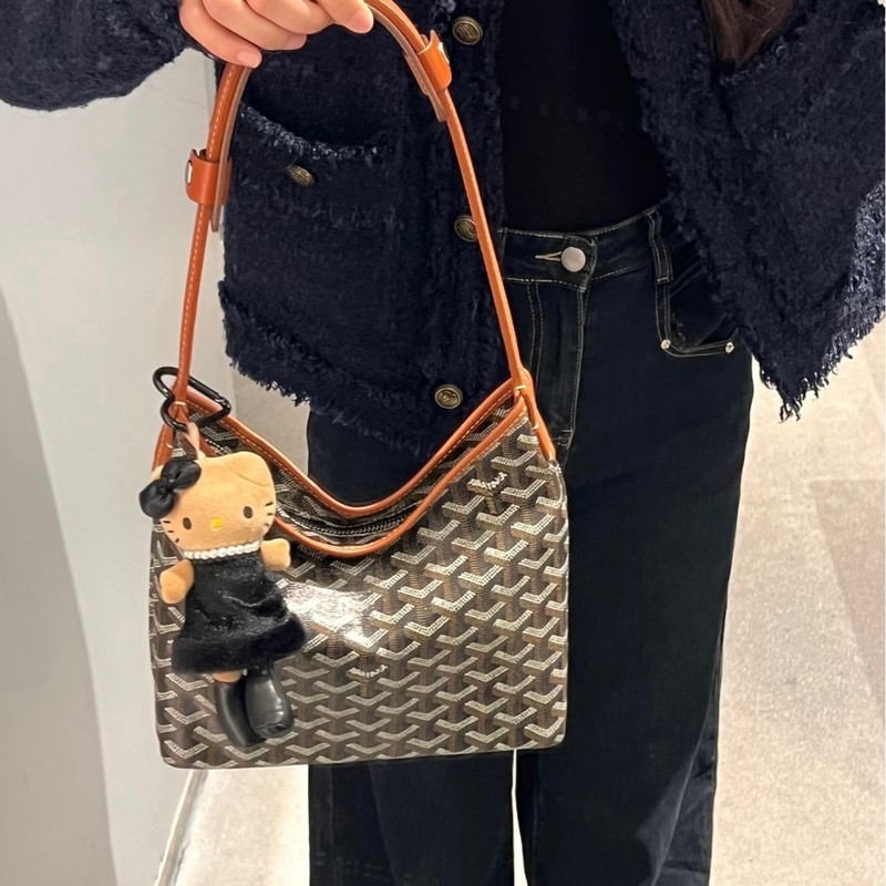 Goyard hobo mini 5 Túi xách nữ mới Răng chó hobo mini Túi Goya hobo