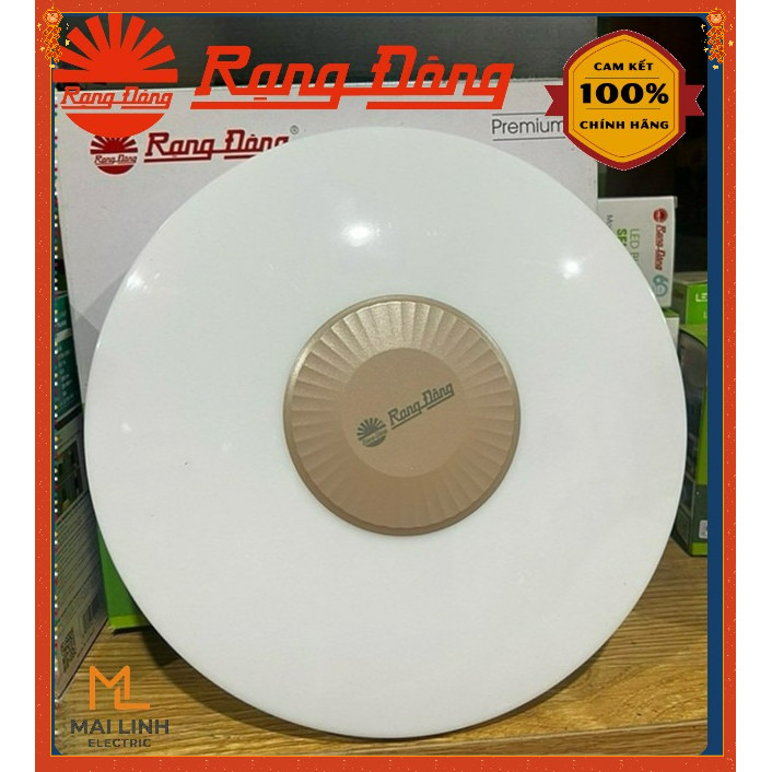 {Rạng Đông} Đèn Led ốp nổi Trang Trí trần 36W - Đổi 3 Màu - Đường kính 360mm -Chip Led Hàn Quốc -Mod